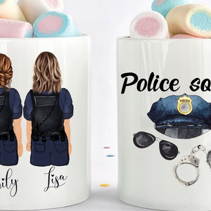 Police Officer Mug, Police Officer Gift, Gift For Police, Police Mug, Cop Gifts, Cop Mug, Custom Cop Gift, Best Friends Gift, Christmas Cop