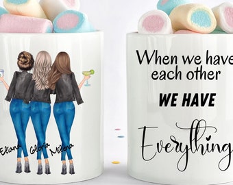 Mejor Regalo de Hermanas, Taza de Hermanas Personalizadas, Taza de Hermana Que Se Muda, Regalo de Hermanas de Larga Distancia, Regalos de Cumpleaños de Hermanas, Hermana Mayor Hermanita