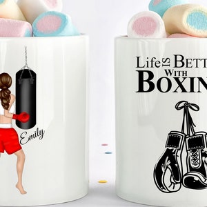 Boxing Gift, Boxer Mug, Boxing Coffee Mug, Boxer Coffee Mug, Boxer Gift, Gift For Boxer, Boxing Trainer, Unique Gift For Boxer, Friendship image 2