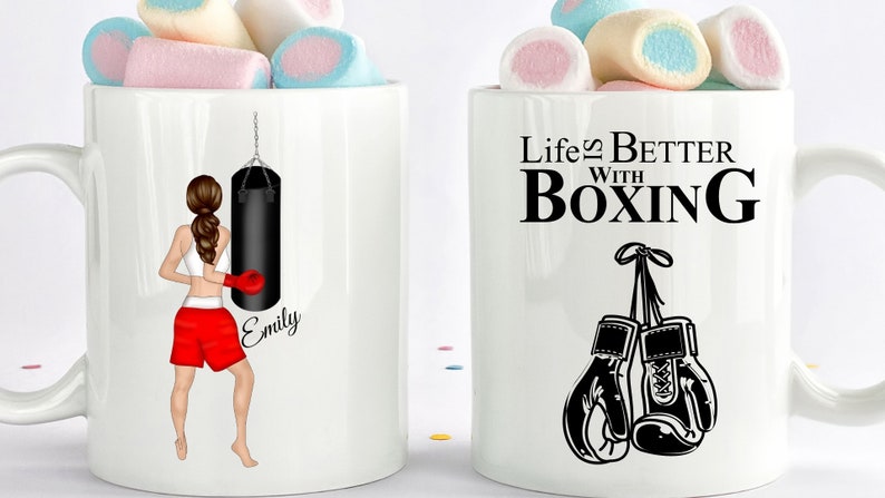 Boxing Gift, Boxer Mug, Boxing Coffee Mug, Boxer Coffee Mug, Boxer Gift, Gift For Boxer, Boxing Trainer, Unique Gift For Boxer, Friendship image 2