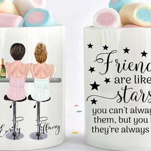 Custom Best Friends Mug, Girlfriend Gift, Best Friends Birthday Gift, Soul Sisters Gift, Gift For Best Friends, Friends Christmas, Bestie