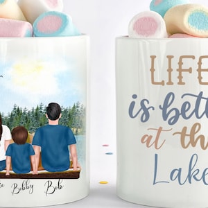 Lake Life Cute Summer Lake Vacation Coffee Mug | Summer Vacation | Lake House | Family Lake  | Family Vacation Mug | Housewarming Gift Mug