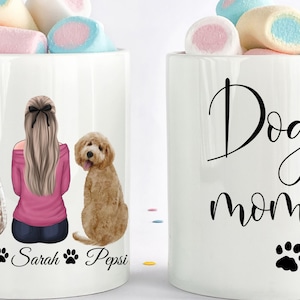 Girl And Dogs, Life Is Better With Dogs Mug, Personalized Gift, Best Gift For Dog Lovers, Custom Dogs Mug, Dog Mom Mug, Dog Birthday Gift