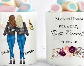 Custom Maid Of Honor Mug, Will You Be My Maid Of Honor Mug, Maid Of Honor Proposal Gift, Maid Of Honor Gift, Matron Of Honor Proposal Mug