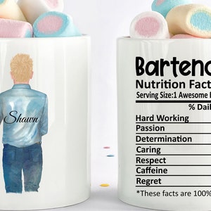 Bartender Gifts, Bartender Coffee Mug, Cocktail Lovers Gift, Bartender Present, Future New Bartender, Bartender Christmas Gift, Best Friends