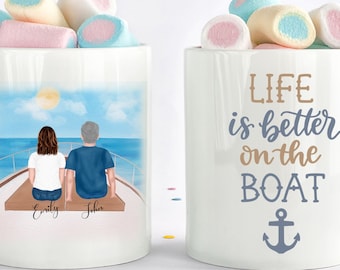 Custom Boat Lovers Gift, Boat Captain, Boat Gift For Men, Boat Coffee Mug, Funny Boating Mug, Funny Boat Gift, Boat Humor, Boat Present