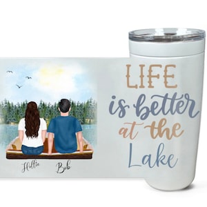 Life Is Better At The Lake Tumbler, Lake Lover Gift, Lake Wife Lake Life Mug, Lake Gift Ideas For Women, Sister, Best Friend, Daughter, Mom