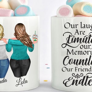 Gift For Best Friend, Friend Gifts Long Distance, Soul Sisters Gift, Personalized Gift, Best Friend, Gift For Sister, Best Friends Mug,