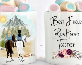 Custom Horse Mom Mug, Horse  Mug, Horse Mom Gift, Horse Lover Gift, Horse Mug, Custom Horse Mom, Best Friend Gift, Best Friend Mug