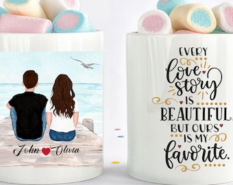 Boyfriend Mug, Boyfriend Gift Ideas, Couple Mug, Couple Mugs, Custom Husband Gift, Couples Gift, Anniversary Gift,Custom Husband Birthday