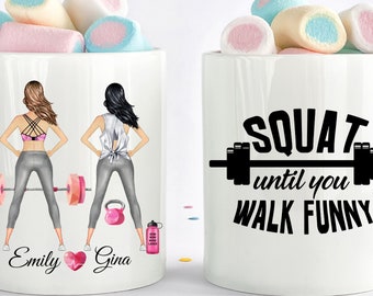 Gym Lover Gift, Funny Workout Gift, Weight Lifting Gift, Fitness Gift Ideas, Best Friend Mug, Workout Mom, Weight Lifting Present, Gym Lover