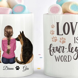 Custom Dog Cat Mom Mug, Personalized Dog Mother Gift, Dog Mom Gift, Dog Lover Gift, Gift For Dog Owner, Personalized Dog Mug, New Dog Gift