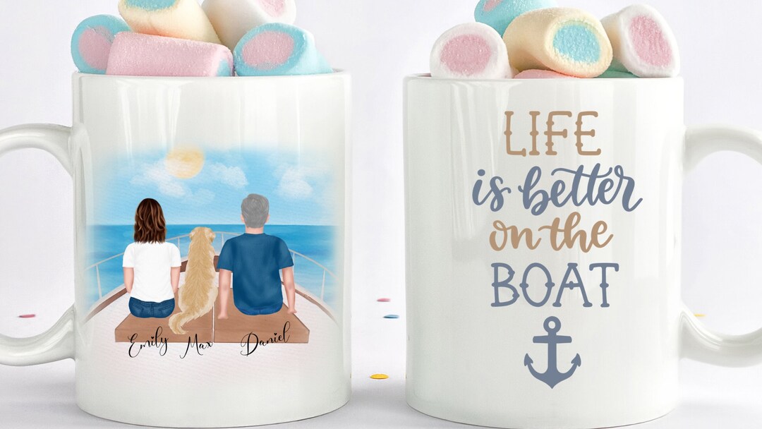 Family Boat Gift Custom Boat Lovers Gift Boat Captain Boat Etsy