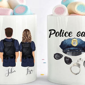 Police Officer Mug, Police Officer Gift, Gift For Police, Police Mug, Cop Gifts, Cop Mug, Custom Cop Gift, Best Friends Gift, Christmas Cop