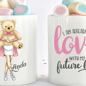 Custom Pregnancy Coffee Mug - New Mom Gift - Mom Coffee Mug - Pregnancy Gift - Babyshower Gift - For Pregnant Women - To Be Mother