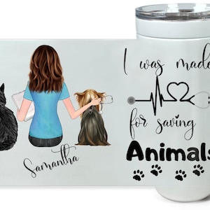 Custom Veterinarian Tumbler, Veterinarian Gift, New Veterinarian Gifts, Custom Vet Mug, Veterinarian Birthday, Best Friends Gift, Vet Mug