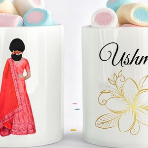 Indian Gift Idea, Gift For Indian, Indian Gift, Indian Mom Gift, Indian Dad Gift, Indian Friend Gift,Hindu Mother Coffee Mug, Bride, Wedding