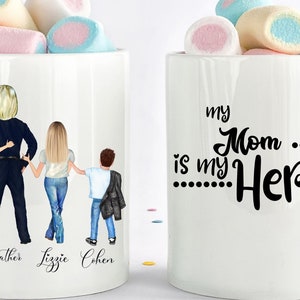 Police Mom Gift, Police Mother Mug, Police Officer Gift, Gift For Police, Police Mug, Cop Gifts, Custom Police Wife, Thin Blue line