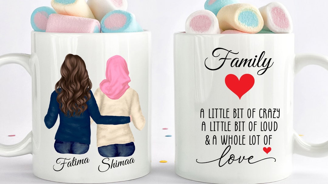 Personalized Hijabi Mug, Hijab Girl Mug, Muslim Girl Gift, Islamic