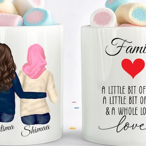 Personalized hijabi mug, hijab girl mug, Muslim Girl gift, islamic gifts, ramadan gifts, Eid Gift, Muslim Best Friends, Muslim Girls, Family