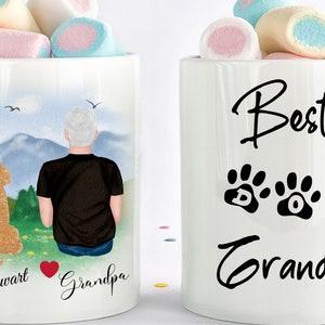 Aangepaste Hond Opa Mok, Hond Opa Mok, Hond Papa Gift, Hond Lover Gift, Hond Mok, Hond Moeder, Hond Koffie Mok, Geschenken voor Hondenliefhebbers, Hond Moeder Cup,