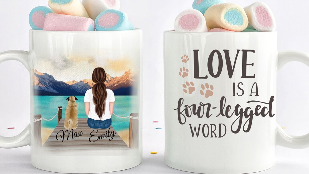 Personalized Dog Mom Mug, Dog Mom Gift, Dog Mother Gift, Dog Lover Gift ...