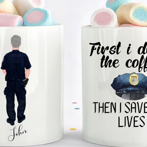 Police Officer Mug, Police Officer Gift, Gift For Police, Police Mug, Cop Gifts, Cop Mug, Custom Cop Gift, Best Friends Gift, Christmas Cop