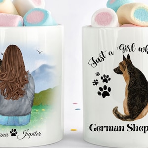 Personalized German Shepherd Gift, German Shepherd Mug, German Shepherd Mom Mug, Gift For Dog Mom, Gift For German Shepherd Lover, Dog Mom