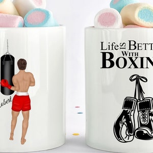 Boxing Gift, Boxer Mug, Boxing Coffee Mug, Boxer Coffee Mug, Boxer Gift, Gift For Boxer, Boxing Trainer, Unique Gift For Boxer, Friendship image 1