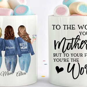 Gift For Mother, Mother Of Girls Mug, Mom Mug, Mommy Mug, Gift For Mom, Mother&#39;S Day Mug,Mother Daughter Gift, Gifts For Mom, Gift For Mom