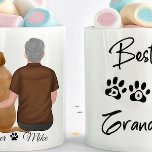 Aangepaste Hond Opa Mok, Hond Opa Mok, Hond Papa Gift, Hond Lover Gift, Hond Mok, Hond Moeder, Hond Koffie Mok, Geschenken voor Hondenliefhebbers, Hond Moeder Cup,