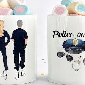 Police Officer Mug, Police Officer Gift, Gift For Police, Police Mug, Cop Gifts, Cop Mug, Custom Cop Gift, Best Friends Gift, Christmas Cop
