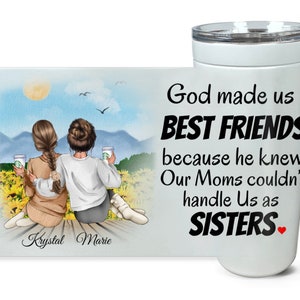 Gifts For Bestie, Friendship Travel Mug, Gifts For Best Friends, Friends Moving Away Mug, Long Distance Friends Gift, Friend Birthday Gift