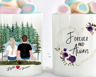 Boyfriend Mug, Boyfriend Gift Ideas, Couple Mug, Couple Mugs, Custom Husband Gift, Couples Gift, Anniversary Gift,Custom Husband Birthday