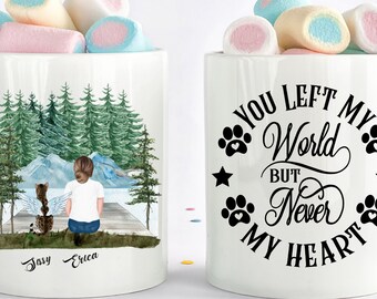 Custom Cat Memorial Mug, Cat Loss Gift, Cat Lover Gifts, Personalized Cat Mom Mugs, Gifts For Cat Lovers, Best Friend Birthday, Pet Owner