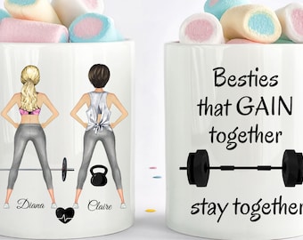 Gym Lover Gift, Funny Workout Gift, Weight Lifting Gift, Fitness Gift Ideas, Best Friend Mug, Workout Mom, Weight Lifting Present, Gym Lover