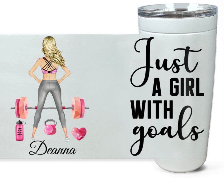 Fitness Gifts for Woman, Custom Fitness Gift. Personalized Workout Mug,  Kettlebell Gift. Gift for Gym Workout, Crossfit Kettlebell Mug 