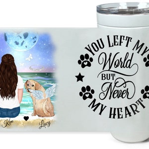 Dog Memorial Gift,  Sympathy Gift For Pet Owner, Rip Dog Or Cat Collar Remembrance, Dog Memorial Mug Tumbler,Personalised  Dog Loss,