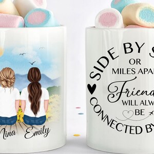 Custom Best Friends Mug,Girlfriend Gift, Soul Sisters Gift, Gift For Best Friends, Best Friends Gift, Friendship Gift, Best Friends Birthday