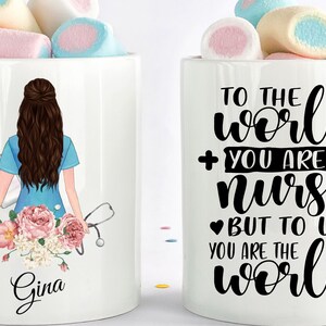 Nurse Mug - Nurse Gifts - Personalized Mug - Nurse Coffee Mug - Nurse Appreciation, Registered Nurse Mug - Rn Gift - Nursing Student -Doctor
