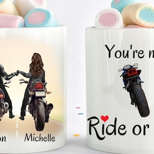 Biker Couple Mug, Motorcycle Gifts For Men, Motorbike Gifts, Motorcycle Mug, Biker Grandpa, Gift For Motorcycle Lover, Ride Or Die Gift