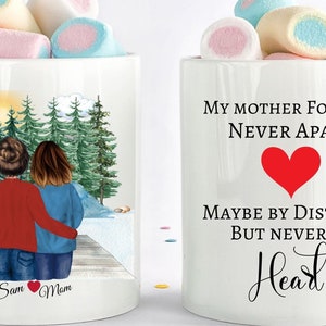 Mother'S Day Gift From Daughter, Custom Mom Coffee Mug, World'S Best Mom, Mother Daughter Gift, Mothers Day Gift, Gift For Mother, Christmas