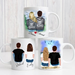 Personalized Couple Gift, Custom Couple Mug, Gift For Boyfriend, For Girlfriend, Valentines Day Gift, Love Christmas, Birthday Best Friends