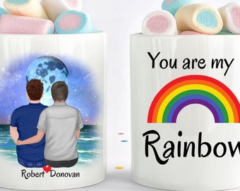 Gay Gift, Gay Pride, LGBT, Rainbow Pride, Gift For Brother, Coffee Mug, LGBT Gifts, Gay Gifts for Men, Gay couple Gifts, Gay mug