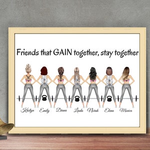 PRINTABLE Workout Art,  GYM LOVER Gift, Digital Download, Weight Lifting Gift, Fitness Gift, Workout Printable, Home Gym Decor, Gym Wall Art