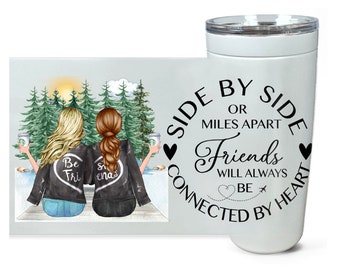 Long Distance Friendship Gift, Moving Away Gift For Friend, Best Friend Long Distance Gift,Personalized Best Friend Mug, Friend Birthday Mug