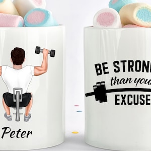 Gym Lover Mug, Workout Gift, Weight Lifting Gift, Fitness Gift Ideas, Best Friend Mug, Workout Gift, Weight Lifting, Bootcamp, Crossfit Mug
