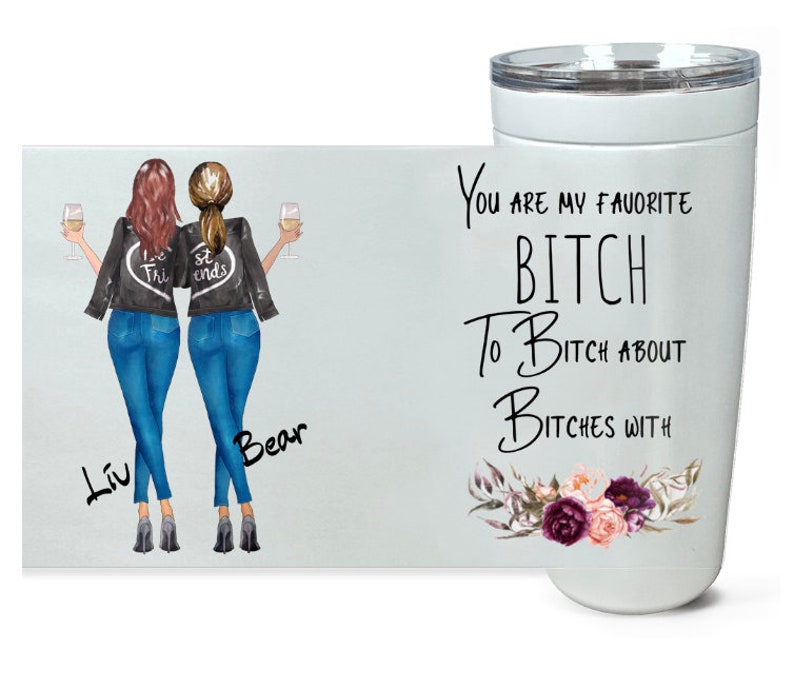 Custom Best Friend Tumbler Girlfriend Gift Bestie Mug Soul Etsy