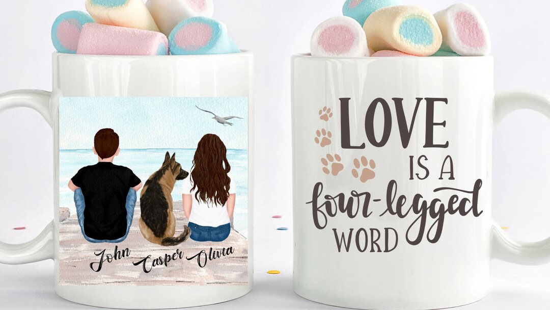 Personalized Dog Mom Mug, Dog Mom Mug, Dog Mom Gift, Dog Lover Gift ...