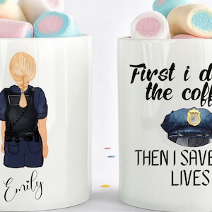 Police Officer Mug, Police Officer Gift, Gift For Police, Police Mug, Cop Gifts, Cop Mug, Custom Cop Gift, Best Friends Gift, Christmas Cop